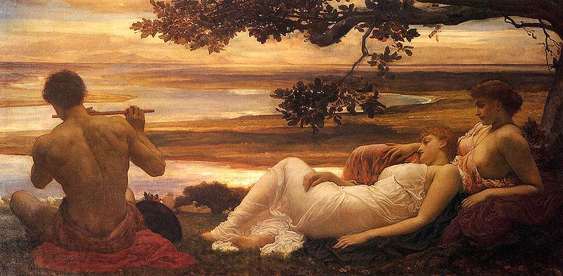 Lord Frederic Leighton Idyll France oil painting art
